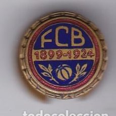 Coleccionismo deportivo: ANTIGUA INSIGNIA ESMALTADA DEL FUTBOL CLUB BARCELONA 1899-1924, 25 ANIVERSARIO. Lote 376116064