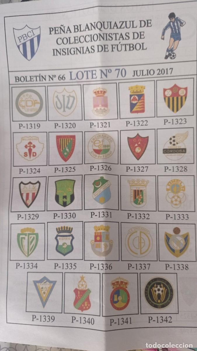 Collectionnisme sportif: Lote 24 Pines clubs futbol Espa&ntilde;a
