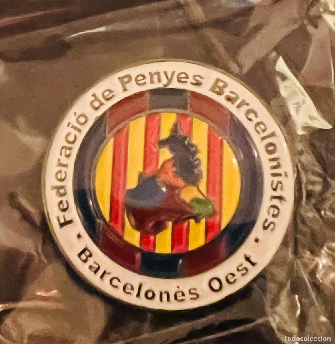 Coleccionismo deportivo: Pin Bar&ccedil;a Federaci&oacute; de Penyes Barcelonistes