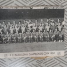 Coleccionismo deportivo: CALENDARIO DE PARTIDOS DE FÚTBOL TEMPORADA 1998. Lote 403373994