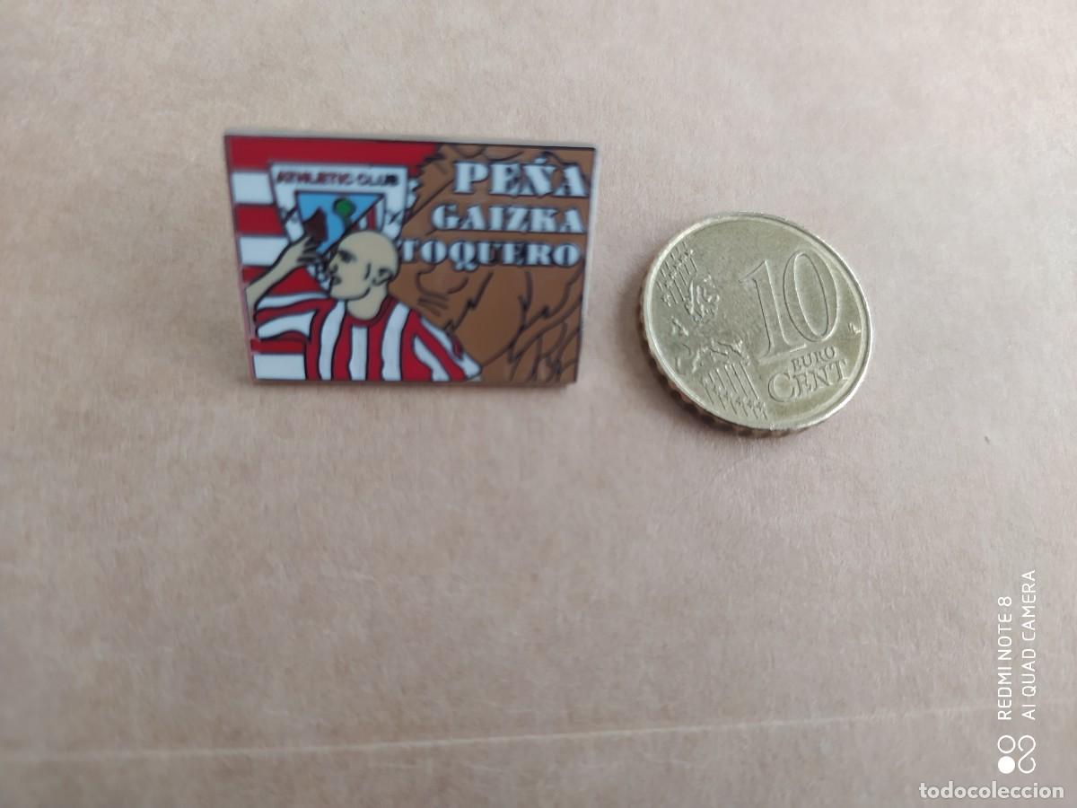 Collezionismo sportivo: PIN ATHLETIC DE BILBAO PIN PE&Ntilde;A GAIZKA TOQUERO