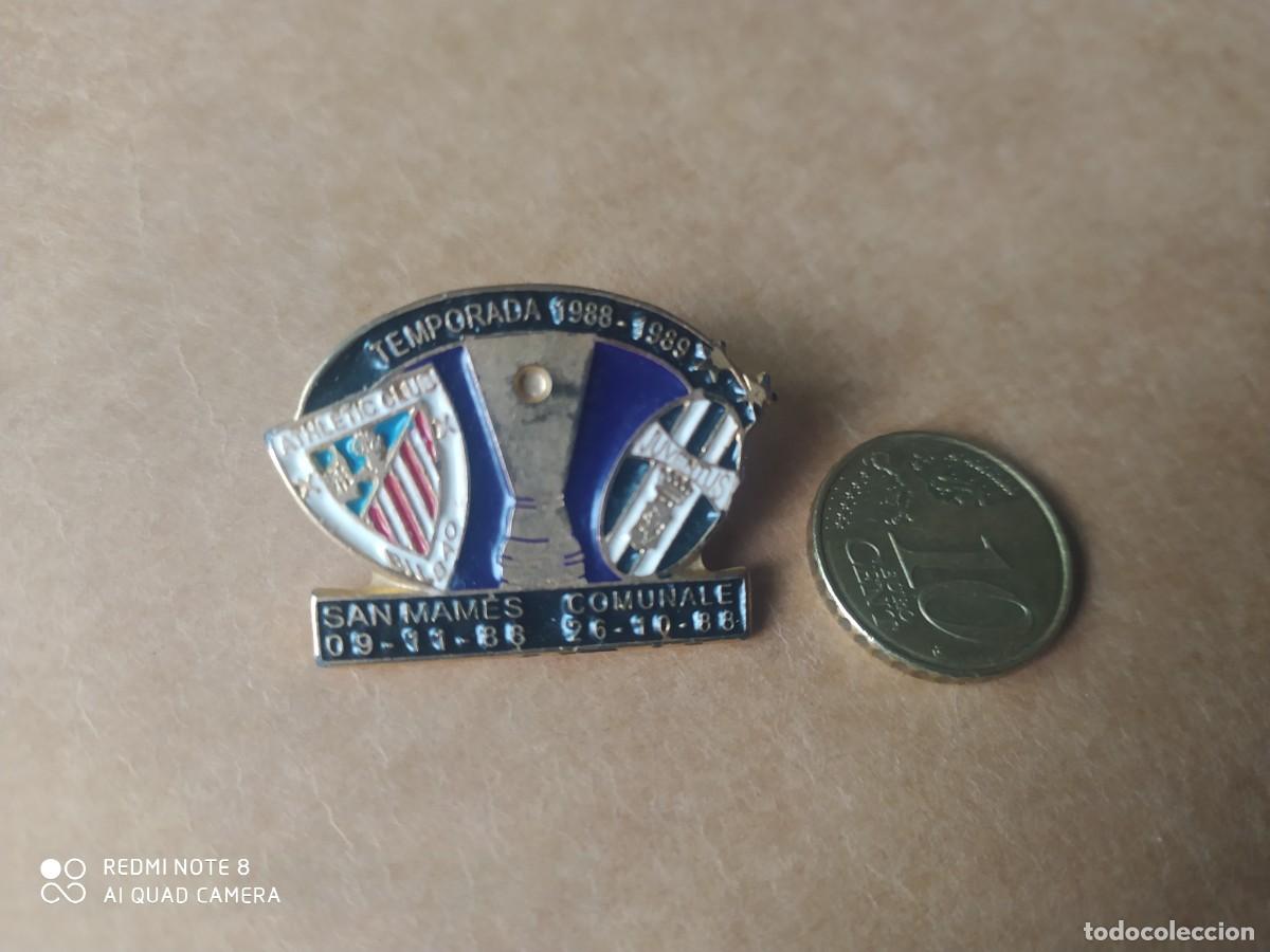 Sammelleidenschaft Sport: PIN ATHLETIC DE BILBAO PIN PARTIDO JUVENTUS 1988-1989