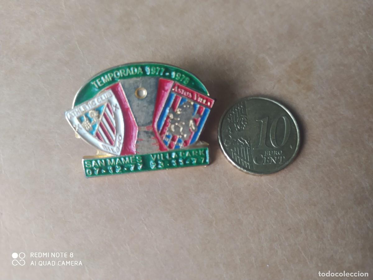 Sammelleidenschaft Sport: PIN ATHLETIC DE BILBAO PIN PARTIDO UEFA 1977-1978 ASTON VILA