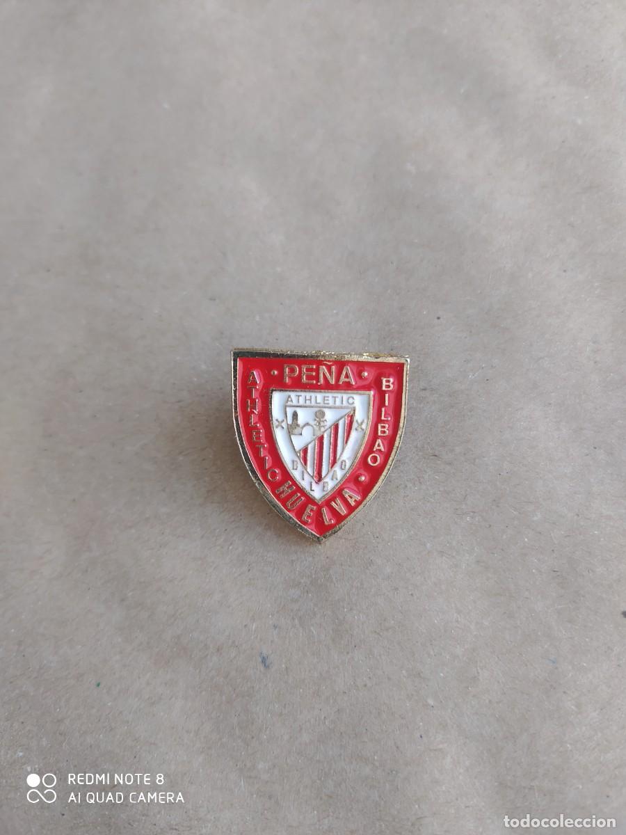 Collezionismo sportivo: ATHLETIC DE BILBAO PIN PE&Ntilde;A HUELVA