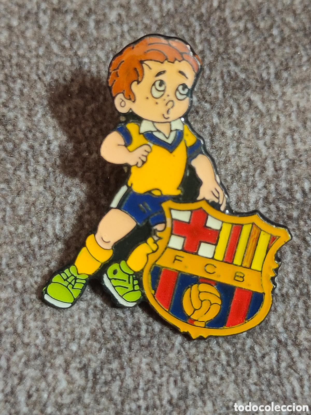 Coleccionismo deportivo: ANTIGUO PIN REAL F.C. BARCELONA FOROFITO A&Ntilde;OS 90' DIF&Iacute;CIL