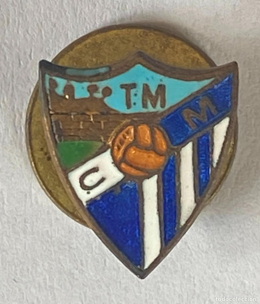 Sammelleidenschaft Sport: INSIGNIA ANTIGUA ESMALTADA CLUB MALAGA. FUTBOL.