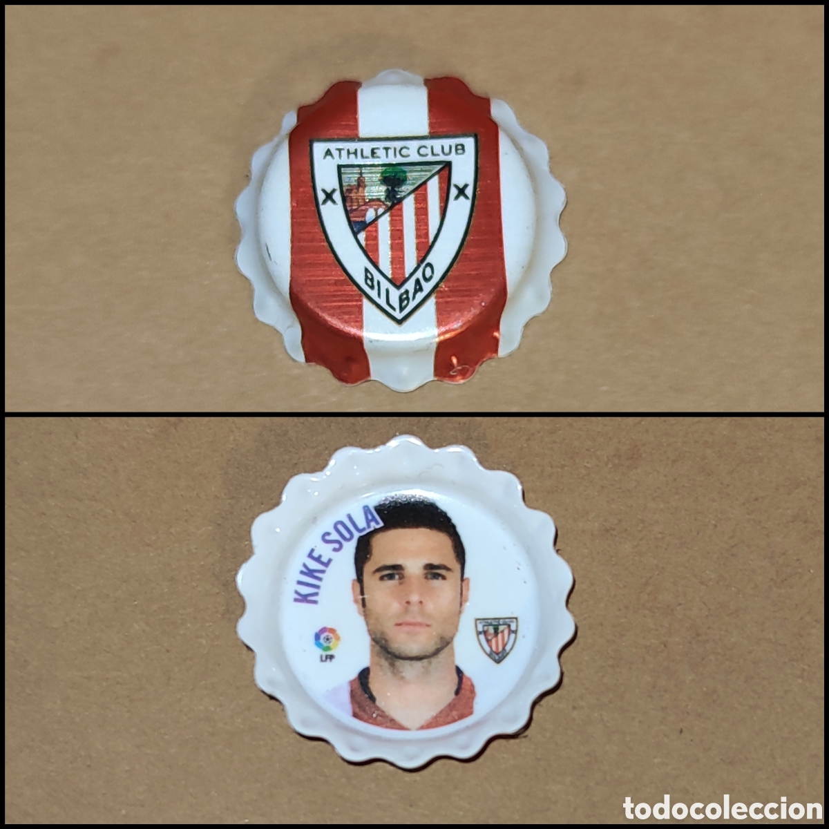 Sammelleidenschaft Sport: Grefuchapa Kike Sola Athletic Club Bilbao LFP 2013 2014 Grefusa