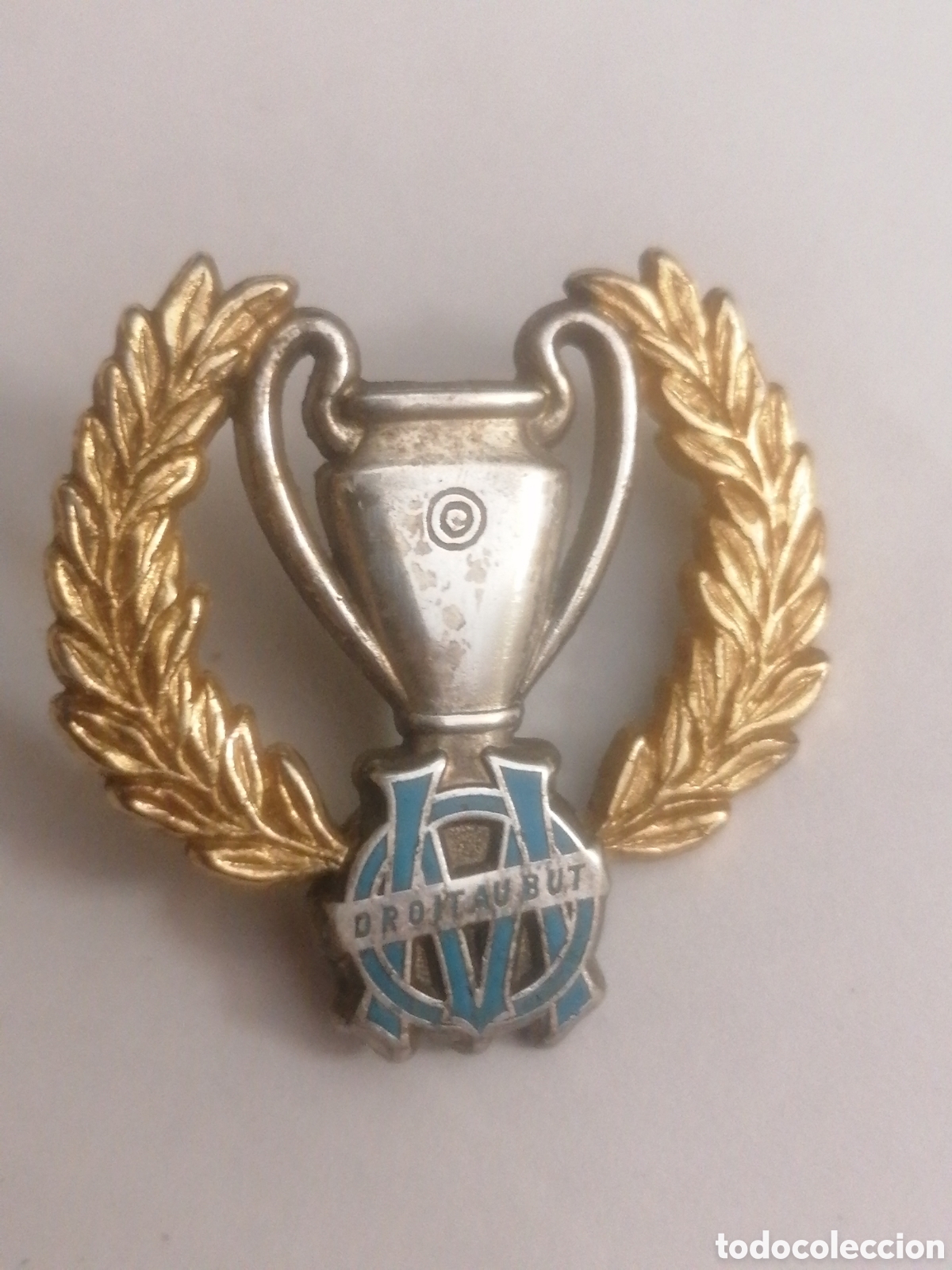 Sammelleidenschaft Sport: Pin Olympique de Marsella Champions League campe&oacute;n de Europa