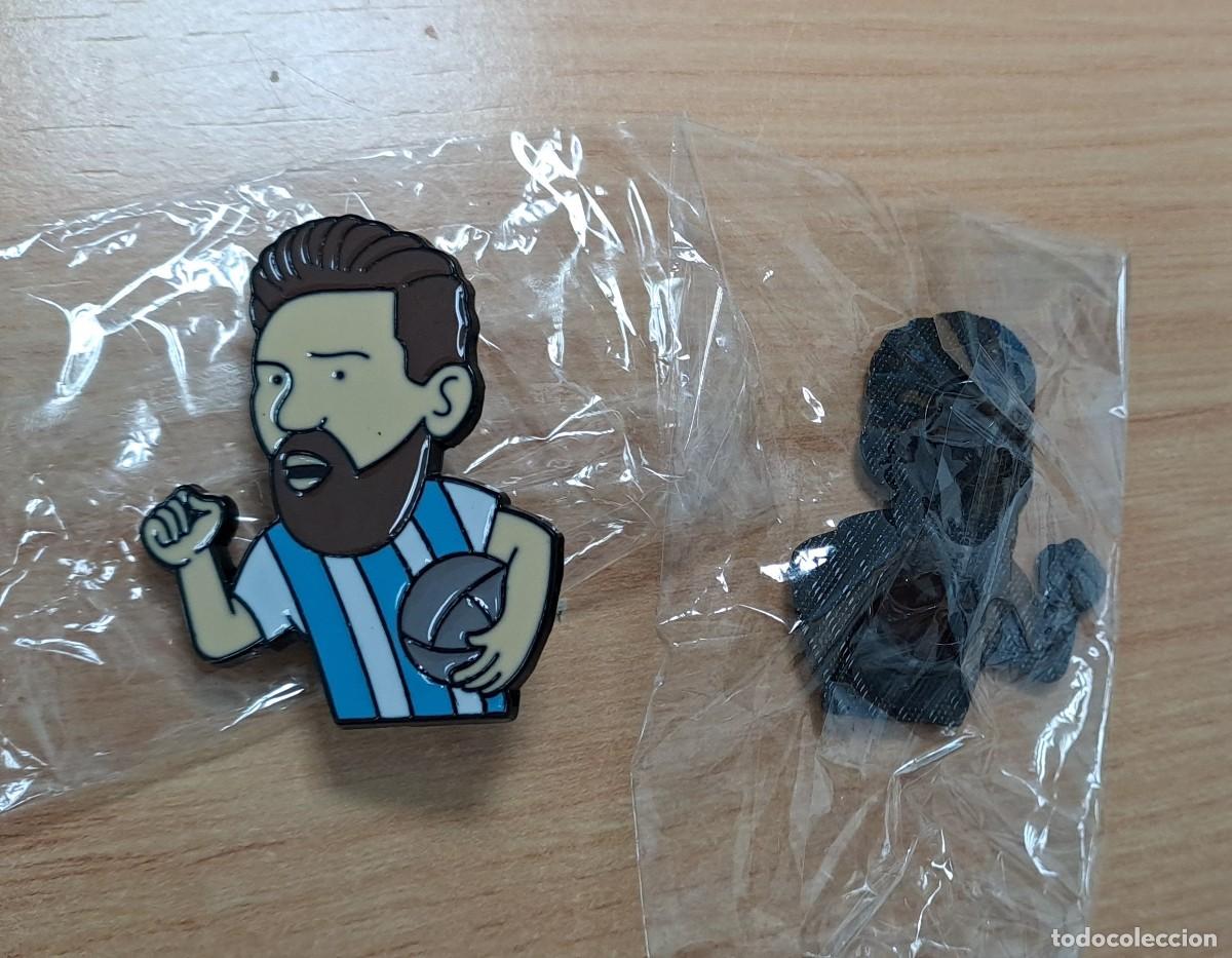 Colecionismo desportivo: PIN GRANDE BADGE FUTBOL AFA ARGENTINA BARCELONA CAMISETA LEO MESSI LIONEL 10 PSG T-SHIRT FOOTBALL