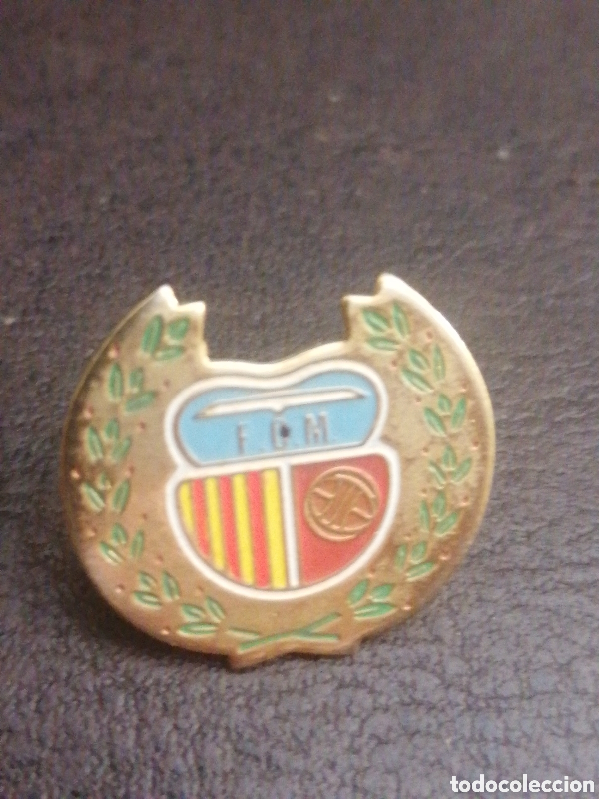 Sammelleidenschaft Sport: Pin equipo de f&uacute;tbol Catalu&ntilde;a Catalunya