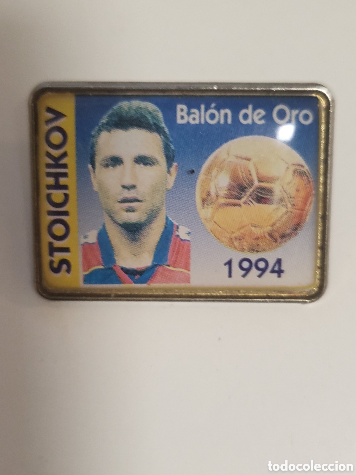 Sammelleidenschaft Sport: PIN - STOICHKOV - Bal&oacute;n de oro 1994 - Bar&ccedil;a - Futbol Club Barcelona