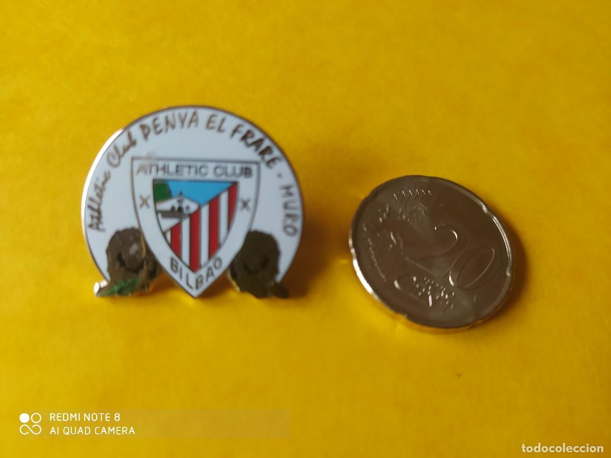 Collezionismo sportivo: PIN ATHLETIC DE BILBAO PIN PE&Ntilde;A EL FRARE MURO PIN FOOT-BALL