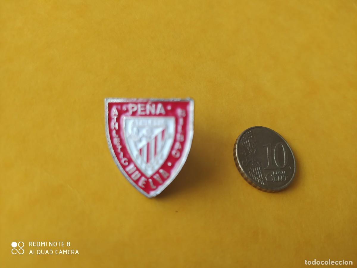 Colecionismo desportivo: PIN ATHLETIC DE BILBAO PIN PE&Ntilde;A HUELVA