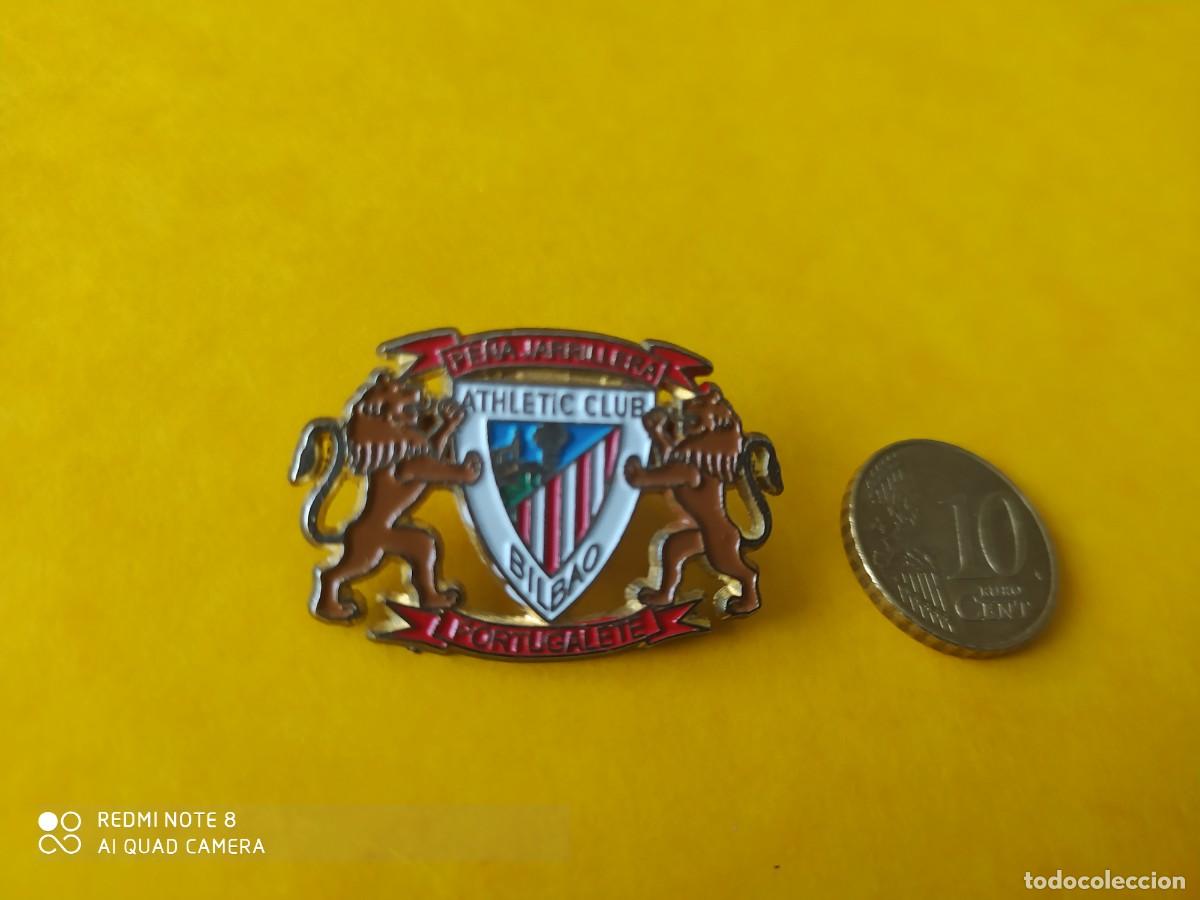 Collezionismo sportivo: ATHLETIC DE BILBAO PIN PE&Ntilde;A JARRILLERA PORTUGALETE