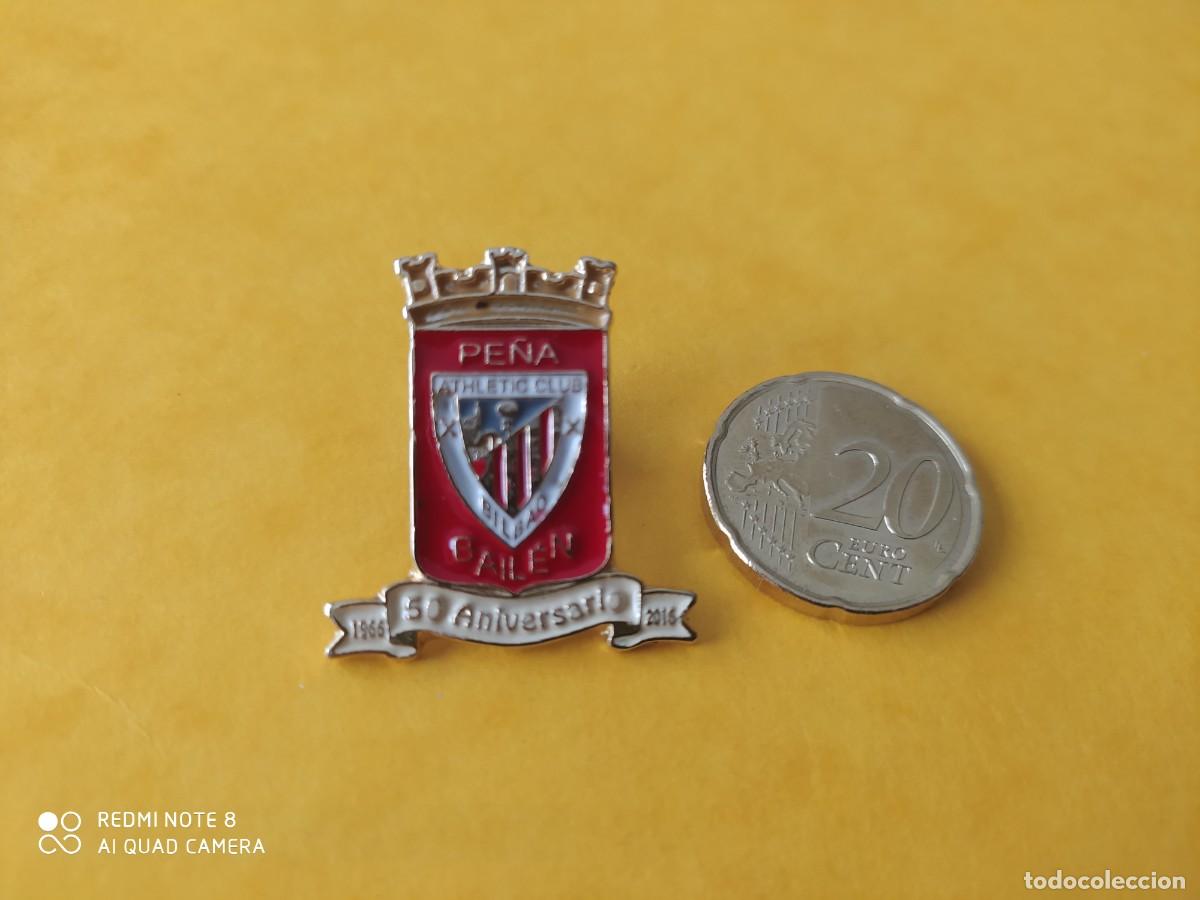 Collezionismo sportivo: ATHLETIC DE BILBAO PIN PE&Ntilde;A BAILEN 50 ANIVERSARIO