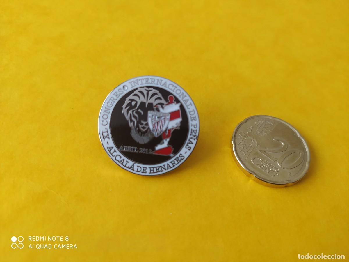 Collezionismo sportivo: ATHLETIC DE BILBAO PIN PE&Ntilde;A XL CONGRESO INTERNACIONAL DE PE&Ntilde;AS 2012