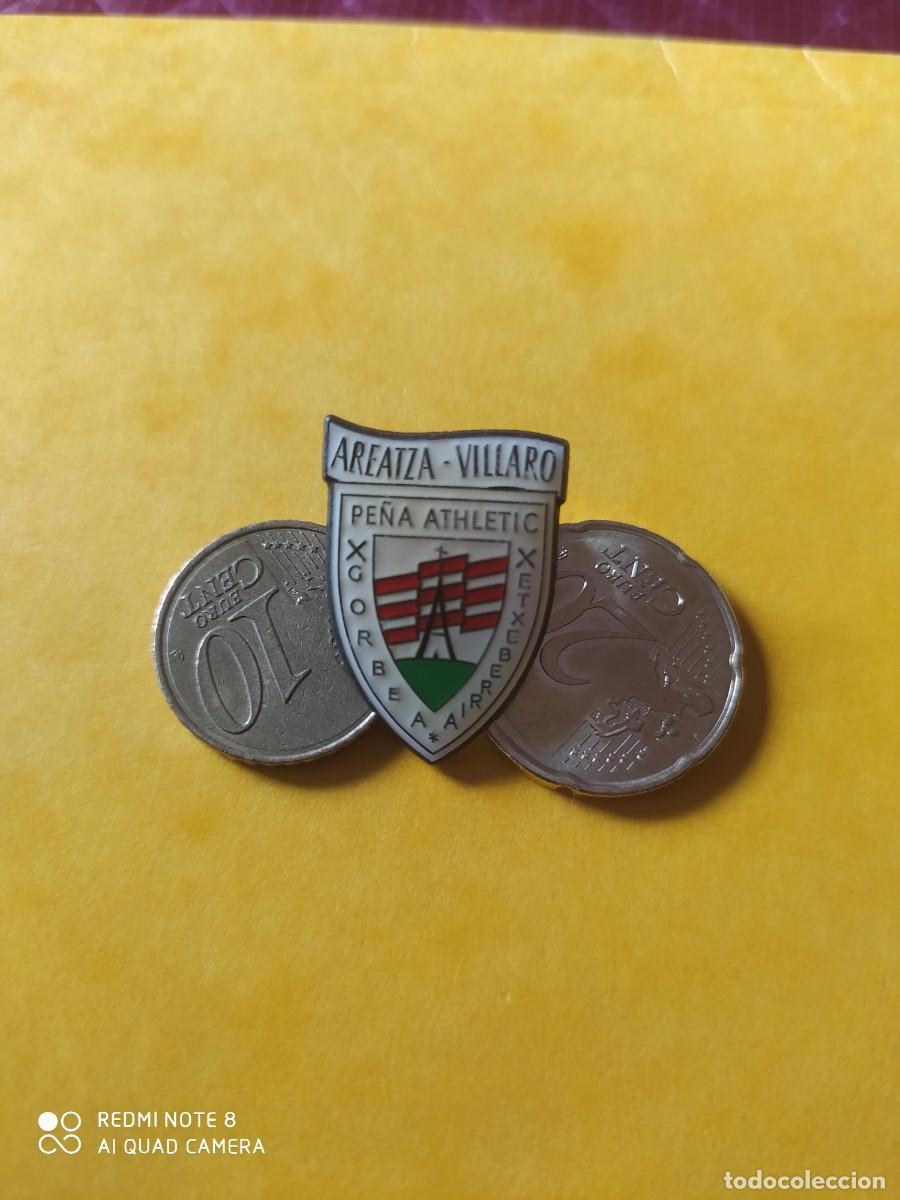 Collezionismo sportivo: ATHLETIC DE BILBAO PIN GOTA PE&Ntilde;A ETXEBERRIA GORBEA