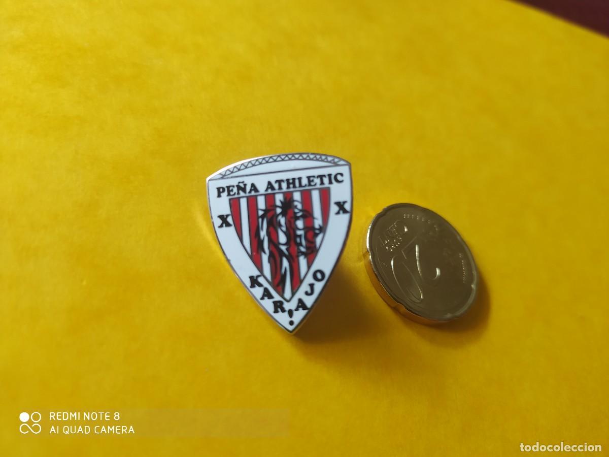 Collezionismo sportivo: PIN PE&Ntilde;A ATHLETIC DE BILBAO PIN PE&Ntilde;A KARAJO