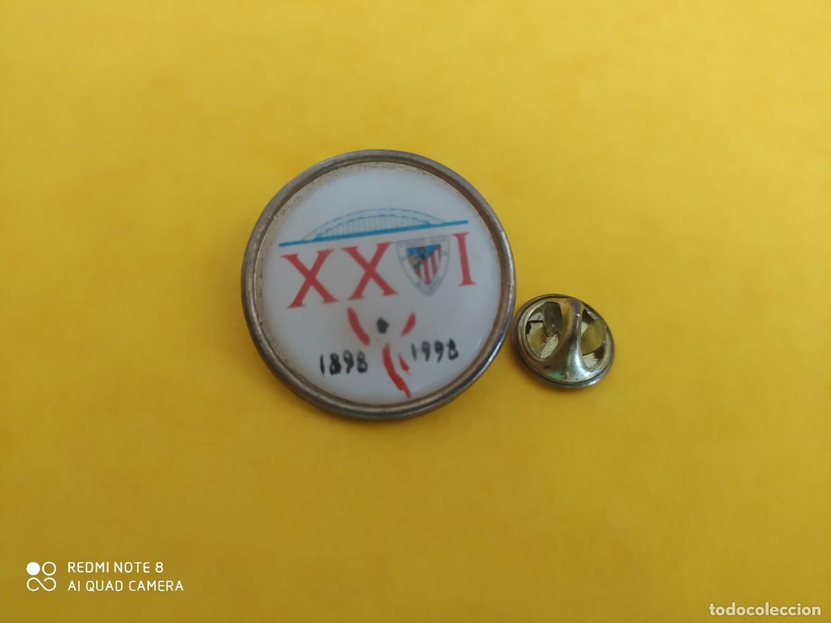 Collectionnisme sportif: PIN ATHLETIC DE BILBAO PIN 100 A&Ntilde;OS CENTENARIO XXI GRADA PUENTE