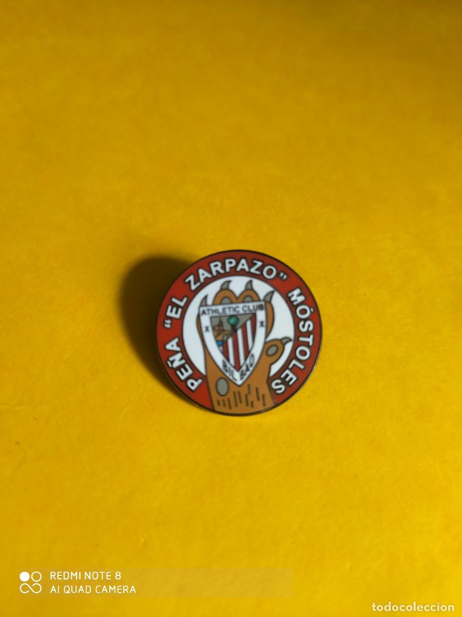 Collezionismo sportivo: PIN ATHLETIC BILBAO PE&Ntilde;A EL ZARPAZO MOSTOLES P-3