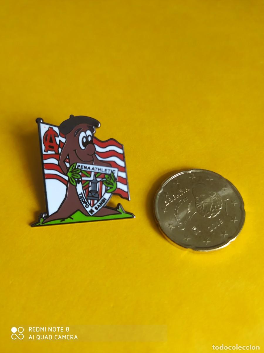 Collezionismo sportivo: PIN ATHLETIC BILBAO PE&Ntilde;A TXOPO SANBI P-3