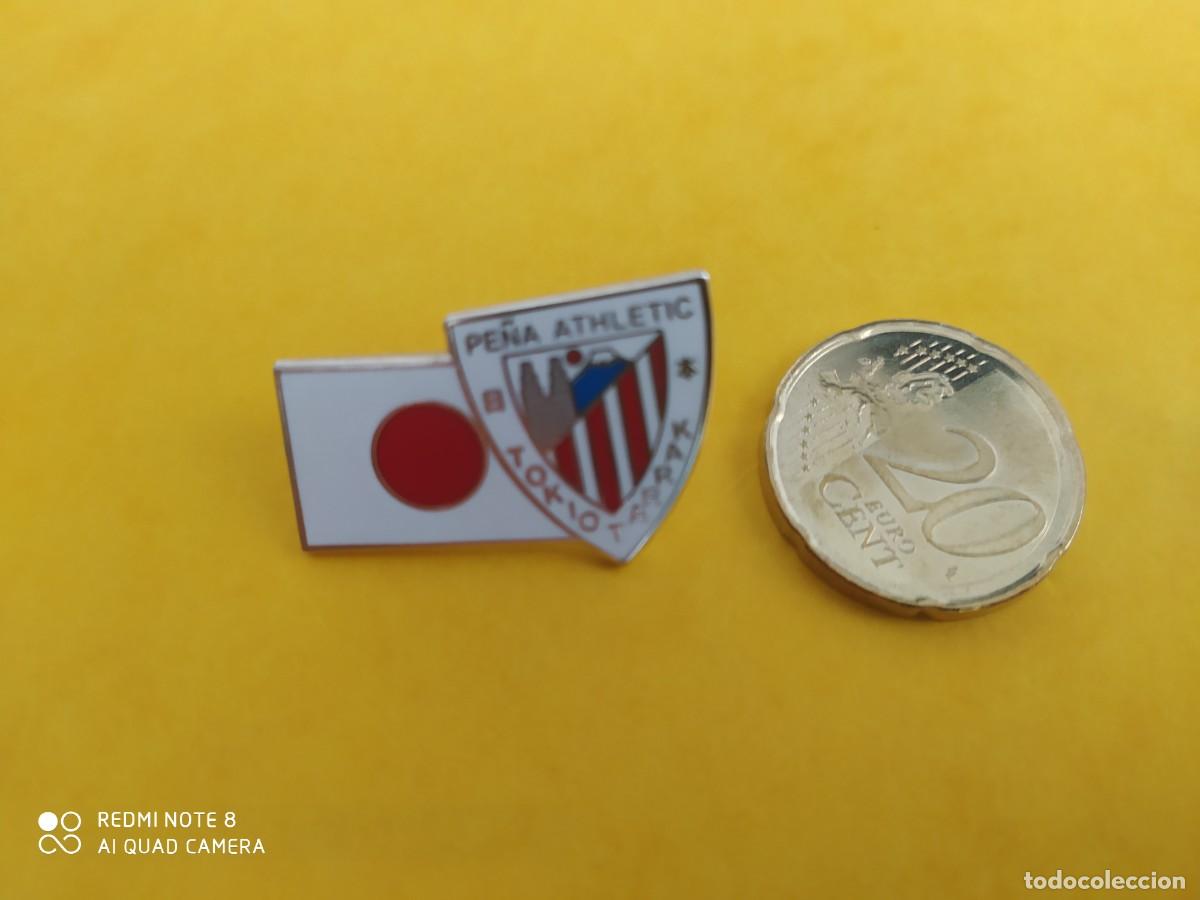 Collezionismo sportivo: PIN ATHLETIC BILBAO PE&Ntilde;A TOKIO TARRAK JAPON PIN FOOT-BALL P-3