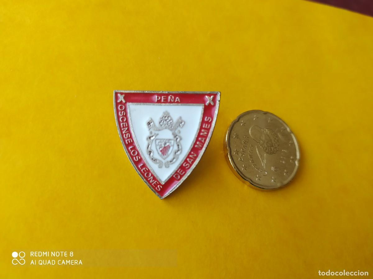 Collezionismo sportivo: PIN ATHLETIC BILBAO PE&Ntilde;A OSCENSE LOS LEONES PIN FOOT-BALL , P-3
