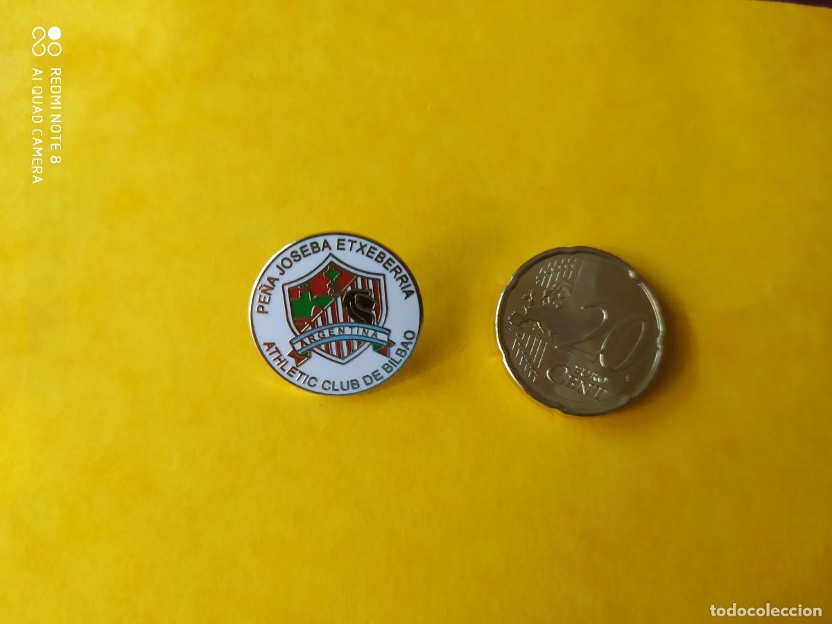 Collectionnisme sportif: PIN ATHLETIC BILBAO PE&Ntilde;A ARGENTINA JOSEBA ETXEBERRIA FOOT-BALL , P-3