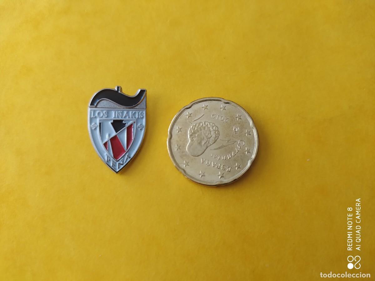Collezionismo sportivo: PIN ATHLETIC BILBAO PE&Ntilde;A LOS I&Ntilde;AKIS - PIN FOOT-BALL , P-4