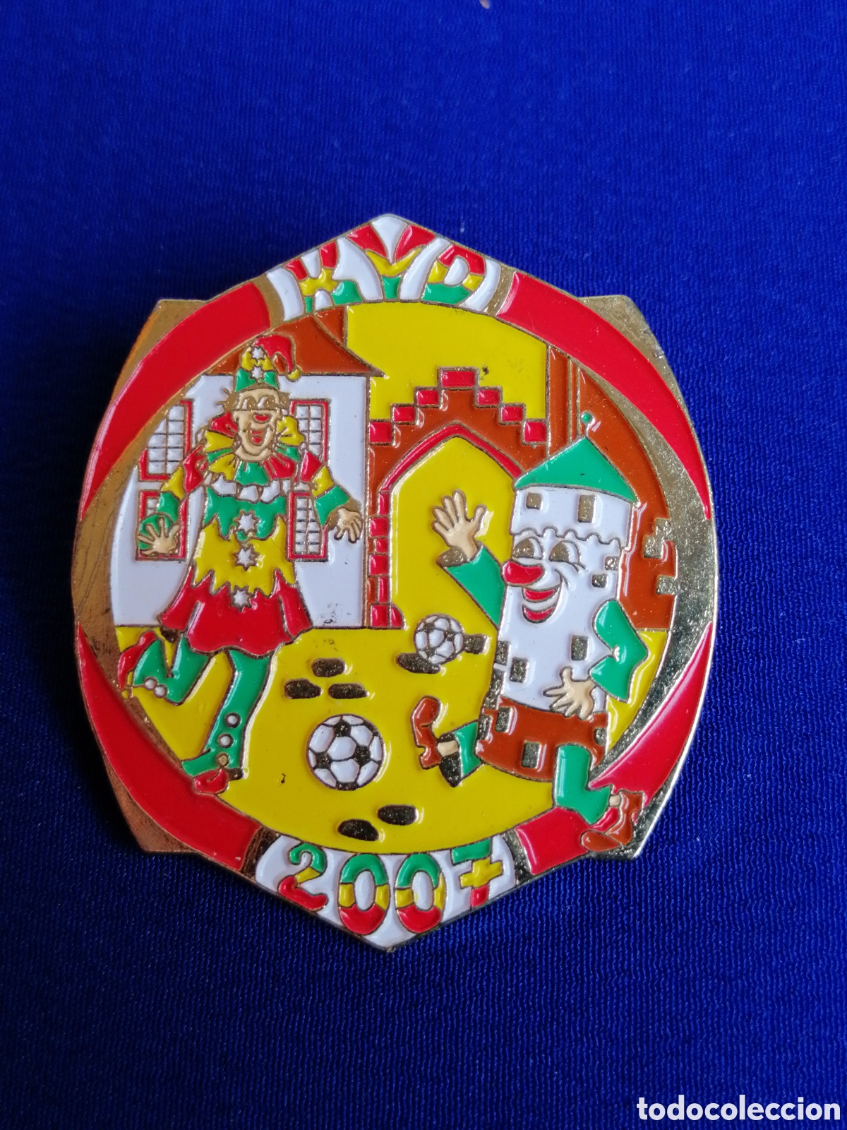 Sammelleidenschaft Sport: PAYASOS FUTBOLISTAS KYO 2007 INSIGA DE ALFILER