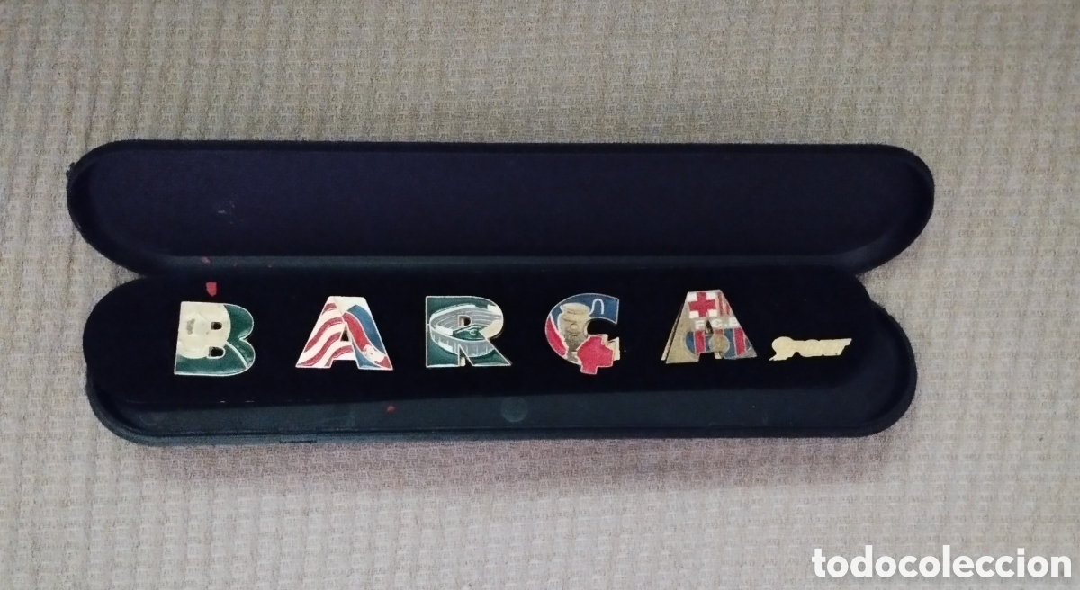 Collezionismo sportivo: ESTUCHE PINS DEL BARSA