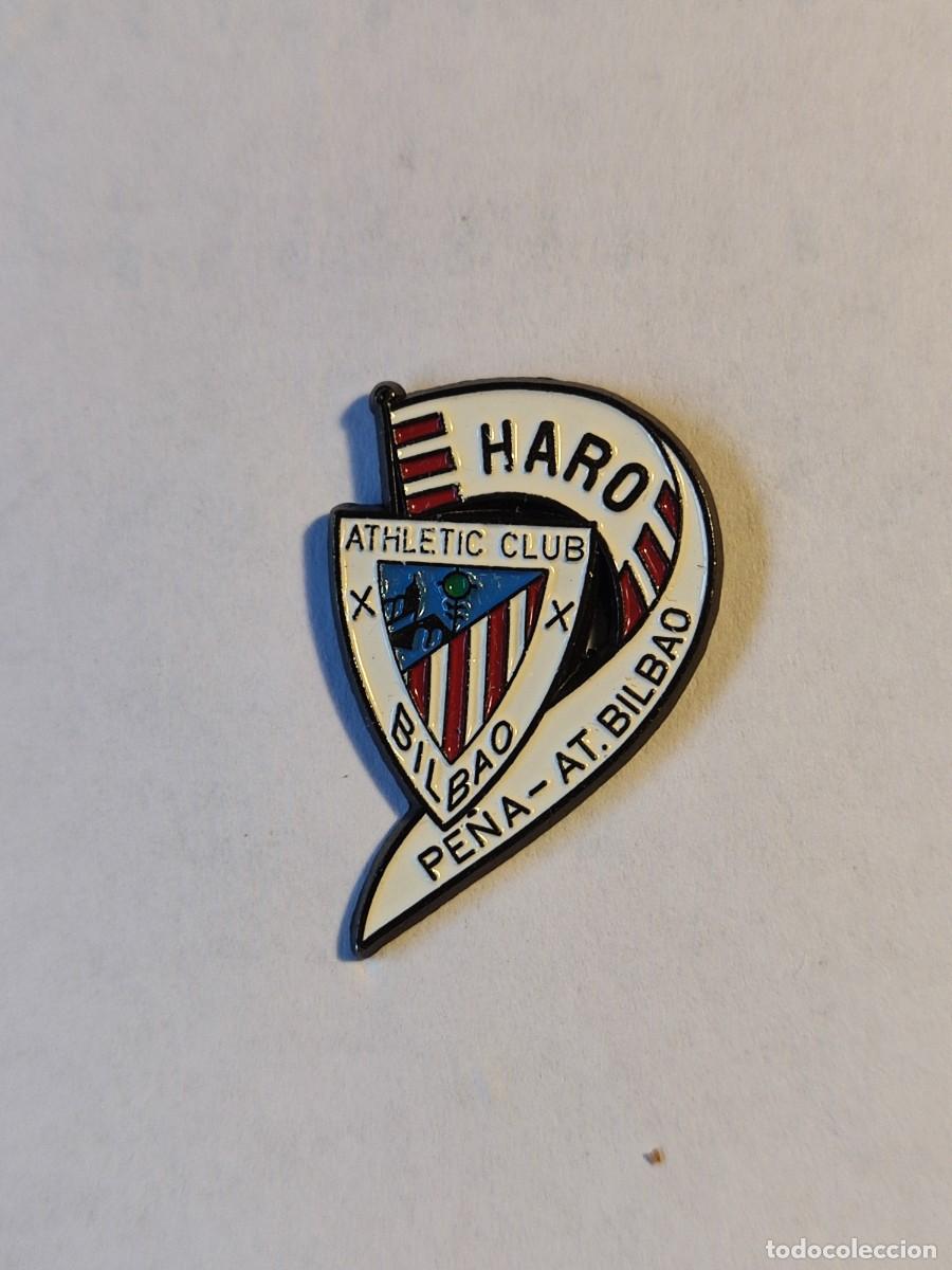 Collezionismo sportivo: PIN PE&Ntilde;A ATHLETIC CLUB DE BILBAO DE HARO (LA RIOJA)