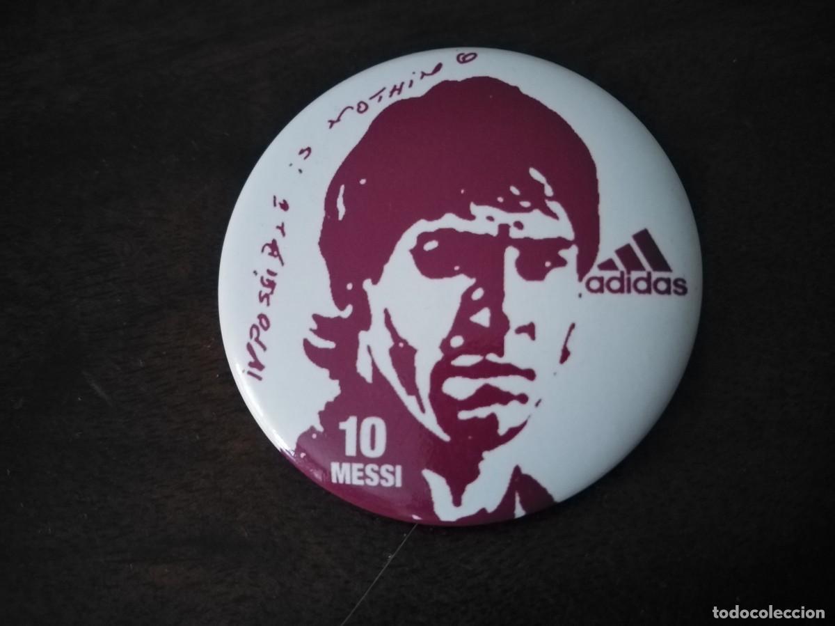 Coleccionismo deportivo: Chapa de Messi. Adidas. - Foto 1