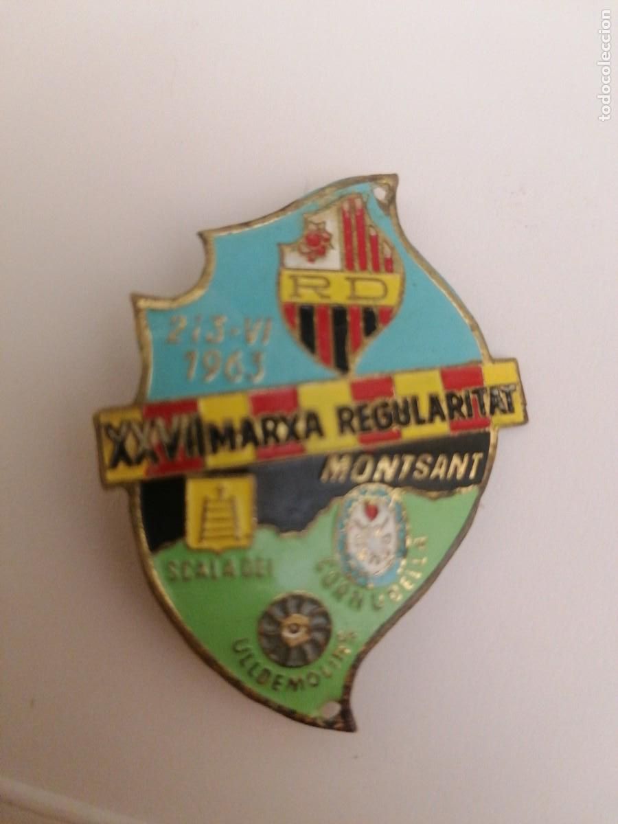 Sammelleidenschaft Sport: Pin tipo insignia tipo imperdible equipo Reus deportiu escala dei UIldeMolins Cornudella 1963