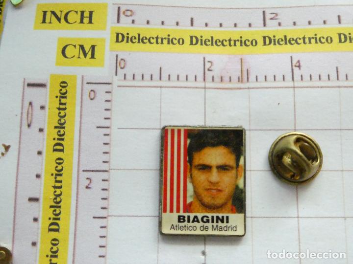 Sammelleidenschaft Sport: PIN DE DEPORTES. F&Uacute;TBOL. ATL&Eacute;TICO DE MADRID. JUGADOR BIAGINI