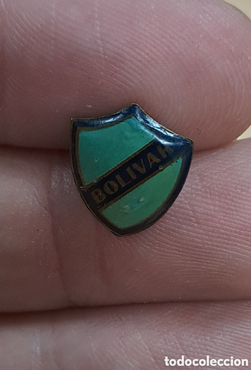 Colecionismo desportivo: PIN BADGE FUTBOL FOOTBALL AMERICA DEL SUR BOLIVIA BOLIVAR VER FOTOS PINCHO RESTAURADO