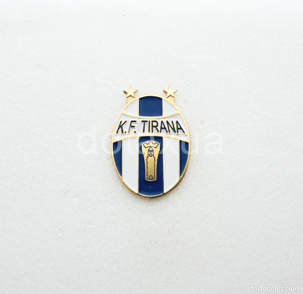 Coleccionismo deportivo: Badge Pin football clubs in Albania - KF Tirana