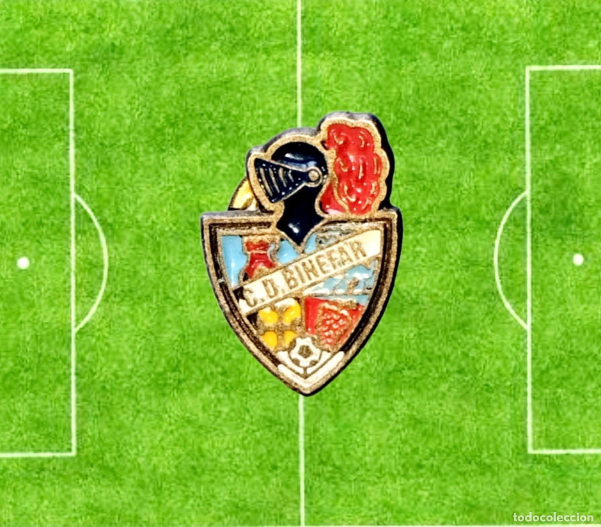 Colecionismo desportivo: PIN DE FUTBOL - CLUB DEPORTIVO BIN&Eacute;FAR (HUESCA)