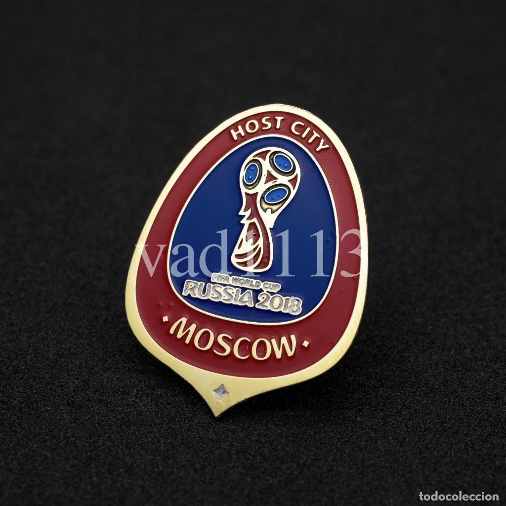 Collezionismo sportivo: Badge Pin: FIFA World Cup RUSSIA 2018 city-organizer of the tournament - MOSCOW