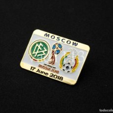 Coleccionismo deportivo: BADGE PIN: FIFA WORLD CUP RUSSIA 2018 GERMANY - MEXICO