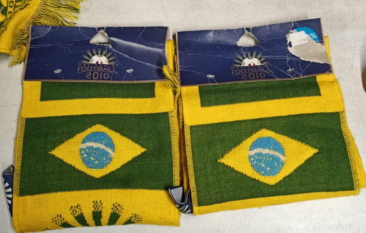 Coleccionismo deportivo: bufandas futbol brasil barcelona