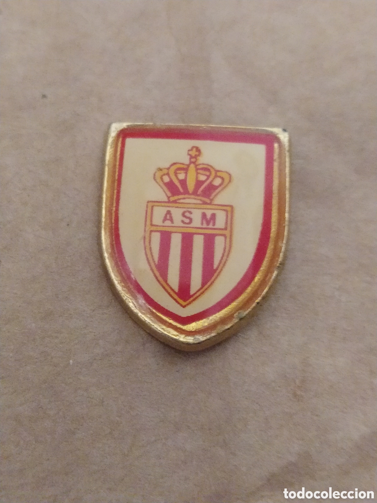Collezionismo sportivo: PINS DE F&Uacute;TBOL A. S. M&Oacute;NACO. FRANCIA