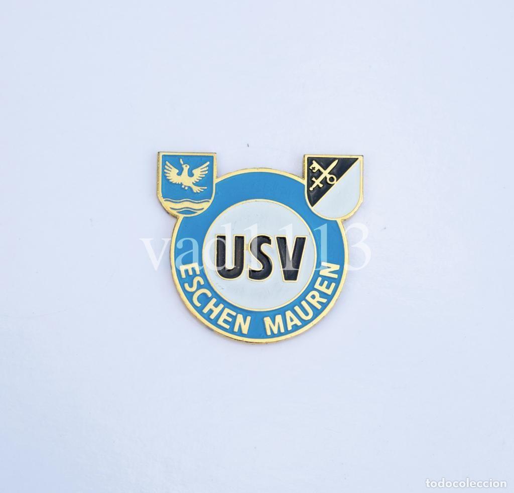 Coleccionismo deportivo: Badge Pin football clubs in Liechtenstein - &rdquo; USV Eschen/Mauren &rdquo;