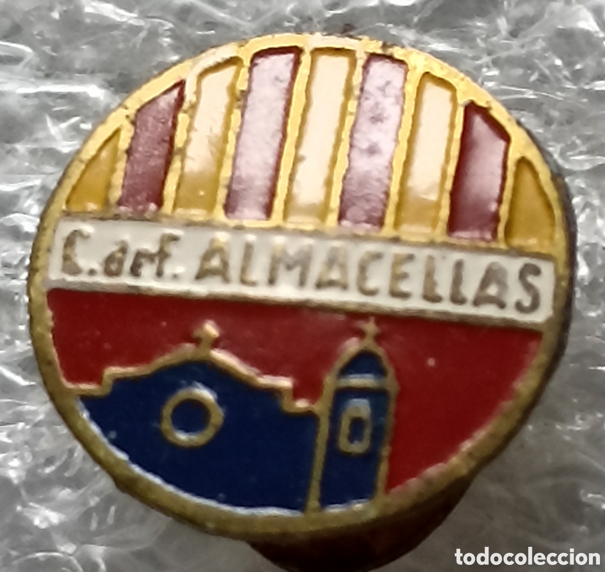 Colecionismo desportivo: PIN FUTBOL OJAL C. DEL ALMACELLAS, LLEIDA