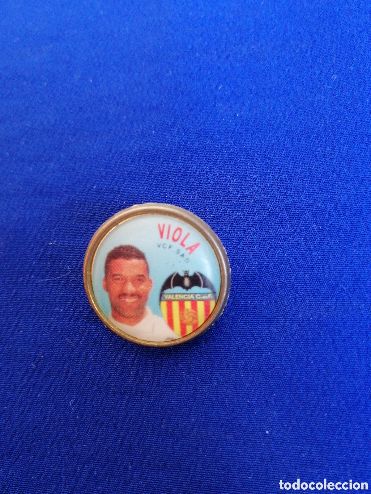 Coleccionismo deportivo: VALENCIA CF VIOLA PIN - Foto 1