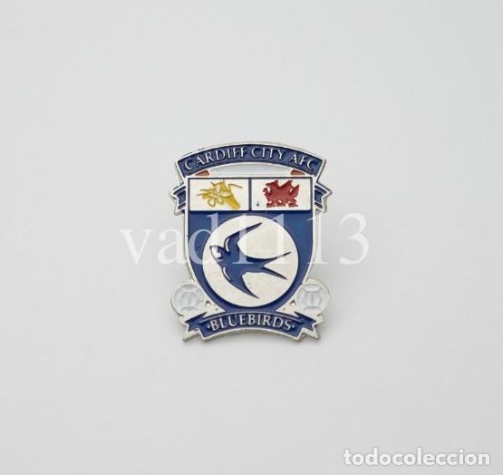 Collectionnisme sportif: Badge Pin football clubs in Wales - &rdquo; Cardiff City FC &rdquo;