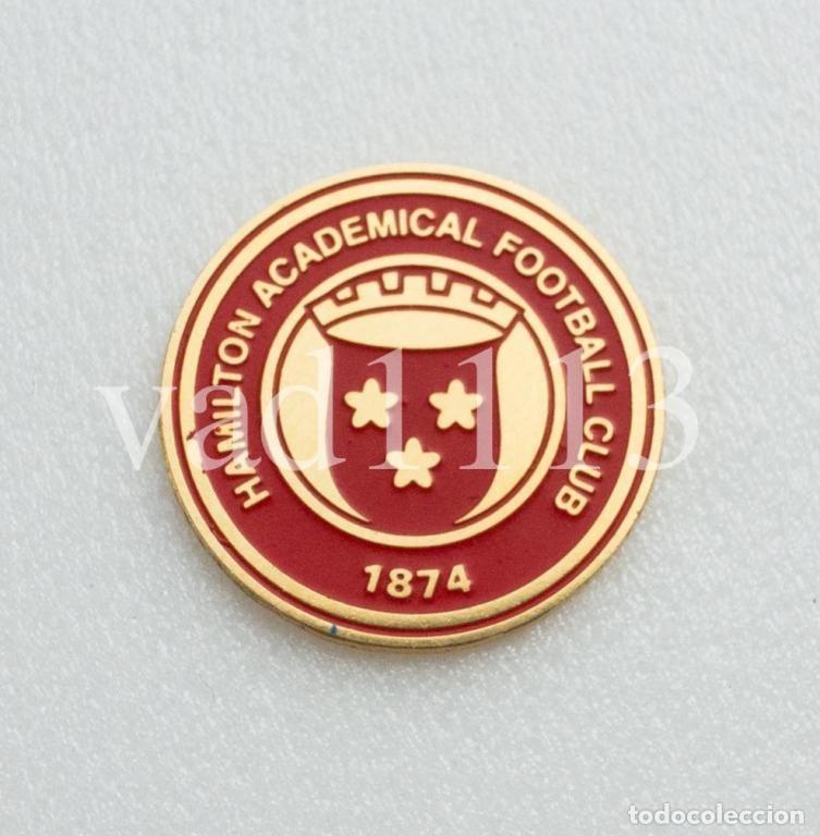 Coleccionismo deportivo: Badge Pin: European football clubs Scotland - &rdquo; Hamilton Academical FC &rdquo;