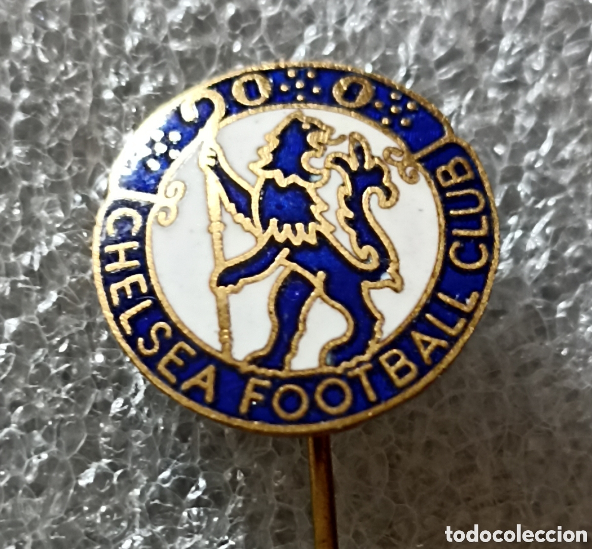 Sports collectibles: PIN FUTBOL AGUJA, CHELSEA F.C, ESMALTADO