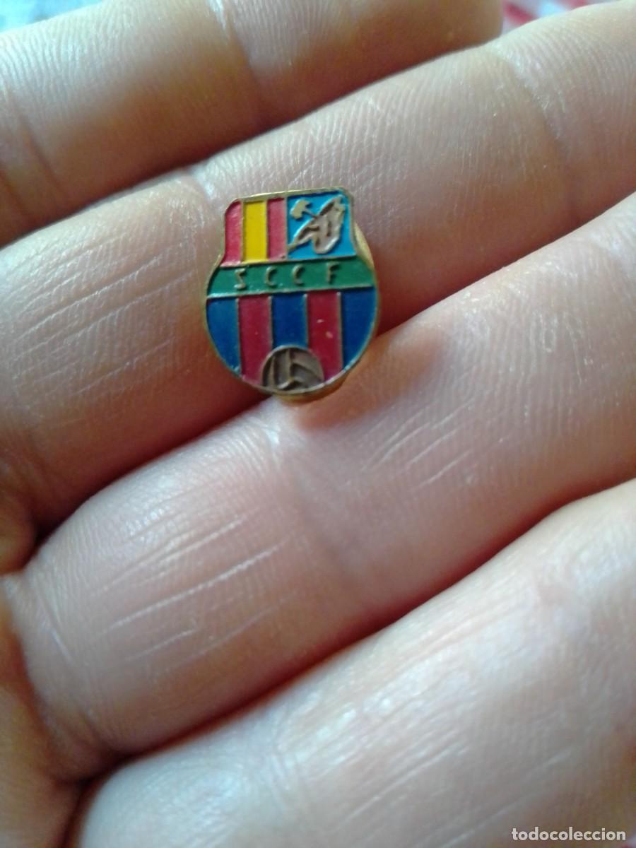 Collezionismo sportivo: INSIGNIA SOLAPA CLUB F&Uacute;TBOL SAN CARLOS CLUB FUTBOL MALLORCA ILLES BALEARS PINS