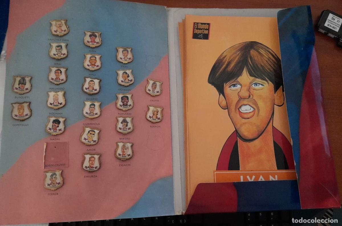 Sammelleidenschaft Sport: COLECCI&Oacute;N LOS PINS DE LAS CARICATURAS DEL BAR&Ccedil;A 94-95, EL MUNDO DEPORTIVO